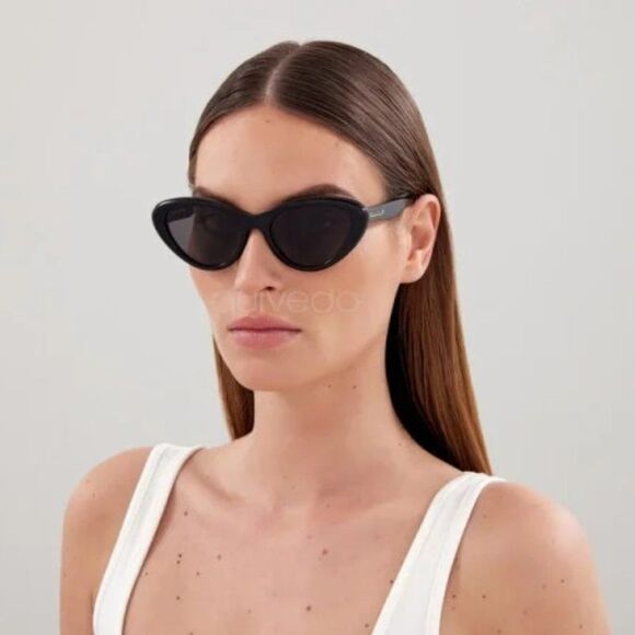 Gucci GG1170S 001 Sunglasses Black Grey Cat Eye Women main image 10